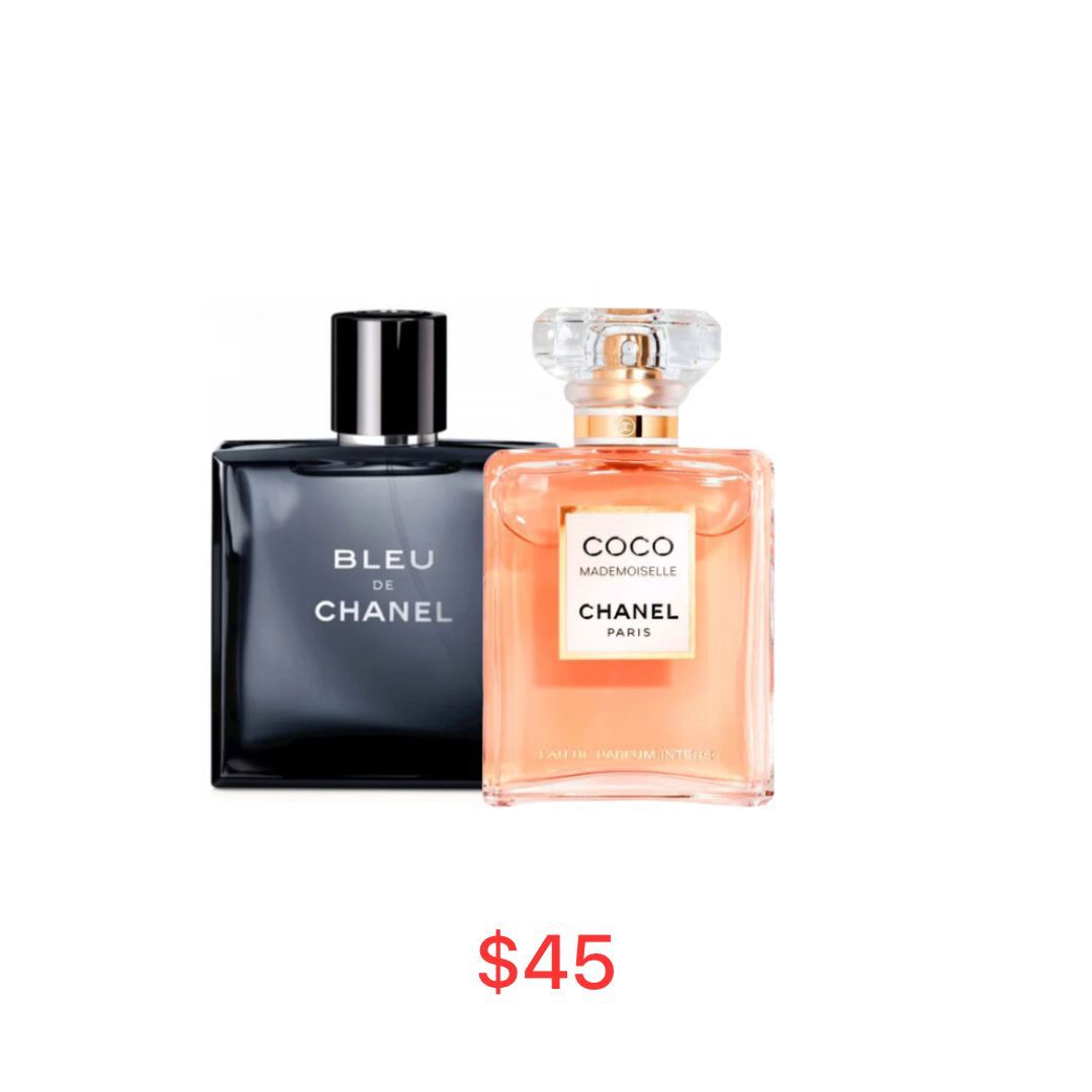 Duo Bleu chanel , coco Madmuaselle